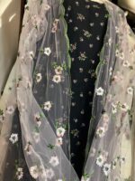 2-Piece Suit Black Tie Bloom For ladies