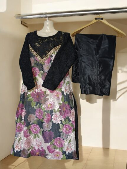 2 pc Suit - Mid Night Bloom