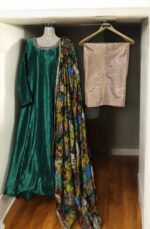 3 pc Suit - Green Crash Frock