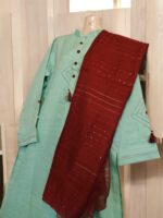 2-Piece Suit - Serenity Blue Article Name: Serenity Blue Type: 2-Piece Suit (Kameez & Dupatta) Size: Large Kameez Length: 43 inches Chest: 22 inches Fabric: Winter Fabric (Warm & Cozy) A timeless blend of elegance and comfort for the colder season Disclaimer: Sizes may vary . Product images and details are for reference . Actual product colors, designs, and details may vary slightly due to lighting, screen resolution, manufacturing updates , and many other factors .