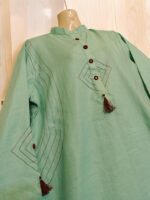 2-Piece Suit - Serenity Blue Article Name: Serenity Blue Type: 2-Piece Suit (Kameez & Dupatta) Size: Large Kameez Length: 43 inches Chest: 22 inches Fabric: Winter Fabric (Warm & Cozy) A timeless blend of elegance and comfort for the colder season Disclaimer: Sizes may vary . Product images and details are for reference . Actual product colors, designs, and details may vary slightly due to lighting, screen resolution, manufacturing updates , and many other factors .